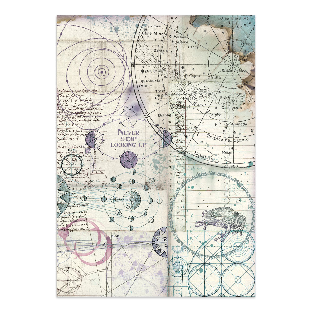 SBJKS08 - Stamperia - Stamperia junk journal Focus Points A5 – Cosmos - Junk Journal - Detail 19 SBJKS08 - Stamperia - Stamperia junk journal Focus Points A5 – Cosmos - Junk Journal - Detail 19