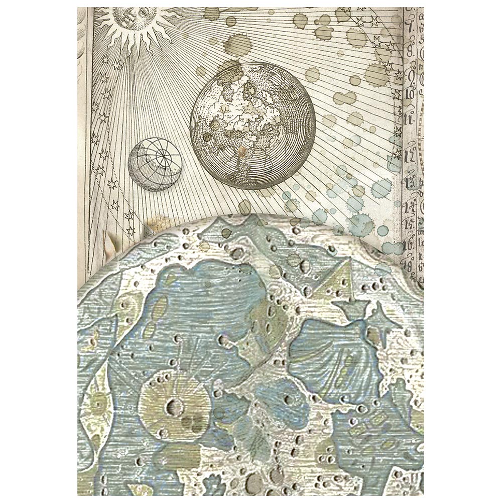 DFSAK6060 - Stamperia - Stamperia papier de riz A6 Backgrounds 8 feuilles – Cosmos - Papier de riz - Detail 3 DFSAK6060 - Stamperia - Stamperia papier de riz A6 Backgrounds 8 feuilles – Cosmos - Papier de riz - Detail 3