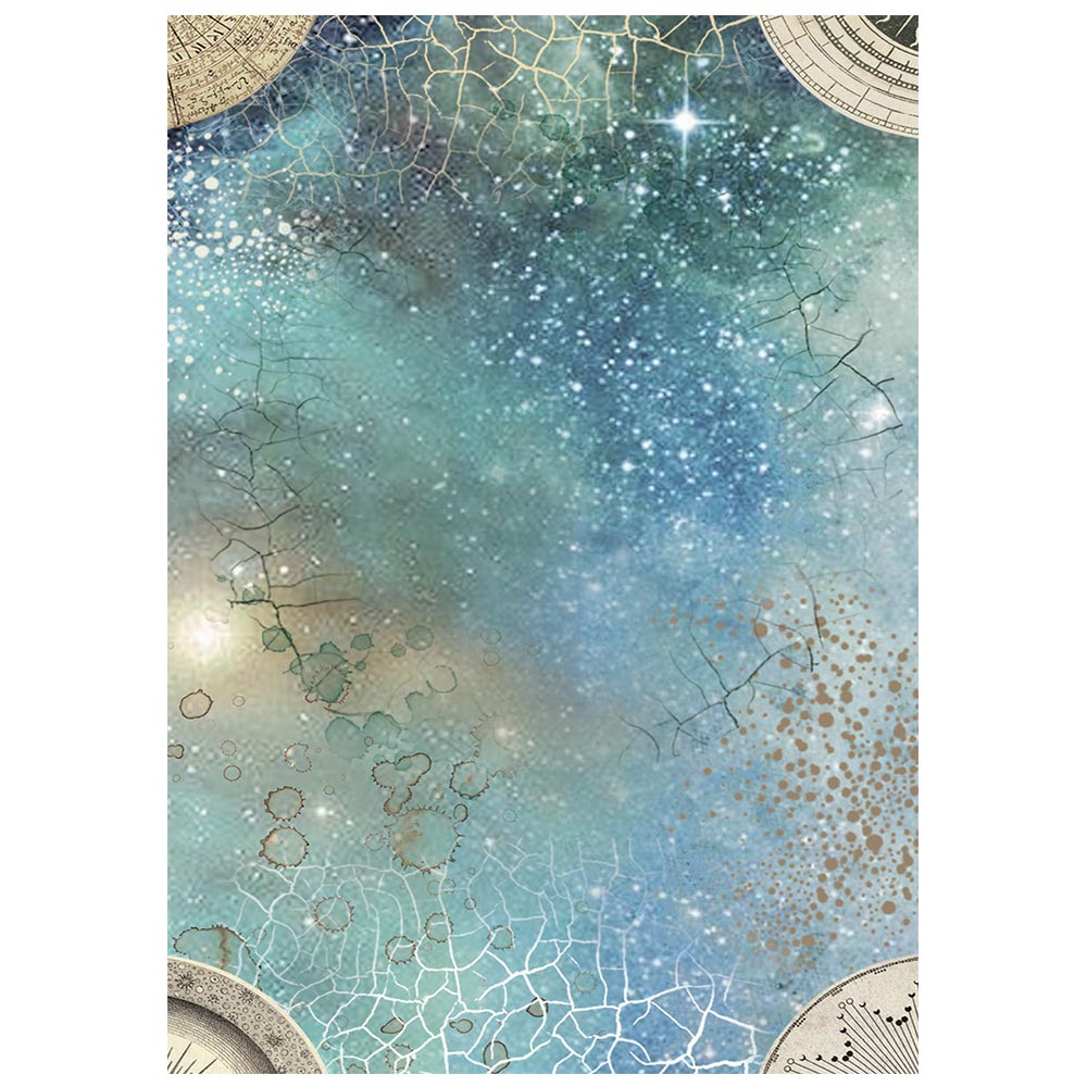 DFSAK6060 - Stamperia - Stamperia papier de riz A6 Backgrounds 8 feuilles – Cosmos - Papier de riz - Detail 4 DFSAK6060 - Stamperia - Stamperia papier de riz A6 Backgrounds 8 feuilles – Cosmos - Papier de riz - Detail 4