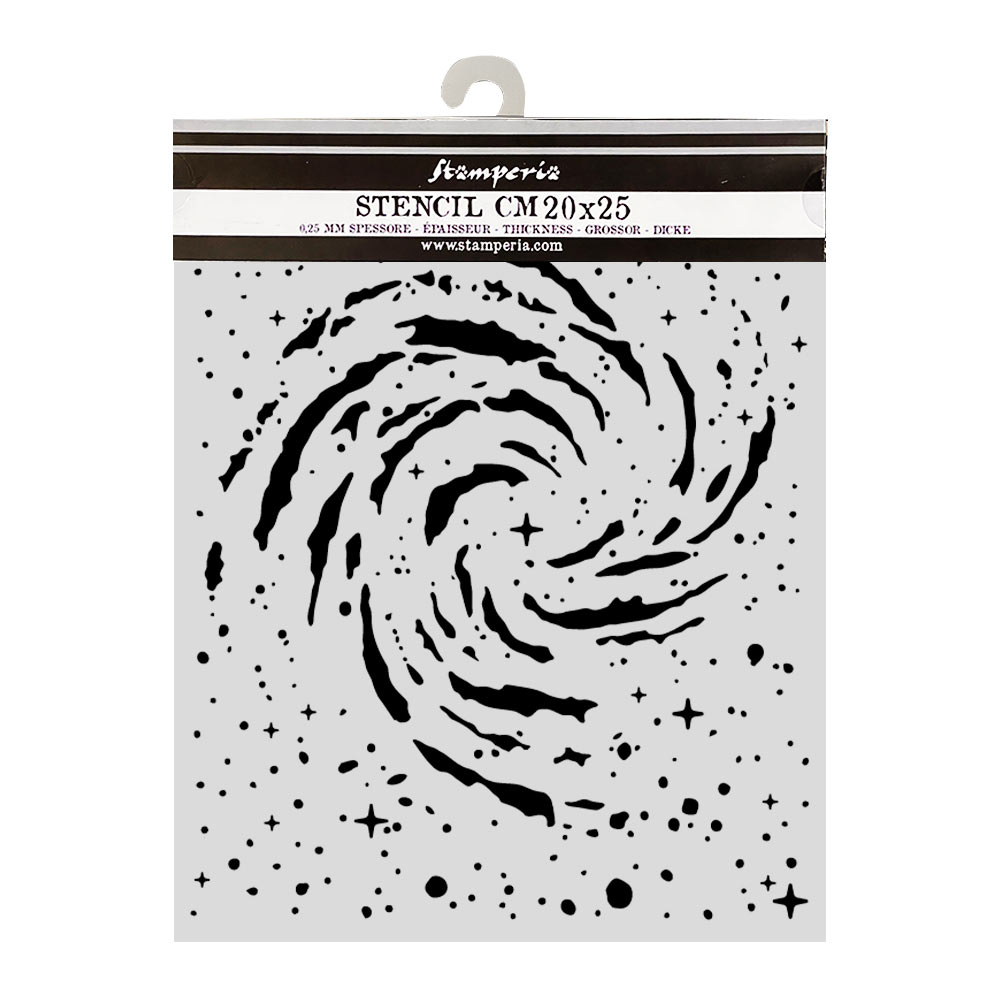 KSTD218 - Stamperia - Stamperia pochoir 20x25 cm – Cosmos Swirling Nebula - Pochoirs - Detail 1