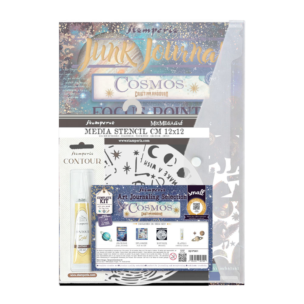 BJF001 - Stamperia - Stamperia Art Journaling Selection SMALL – Cosmos - Art Journaling Selection - Detail 1