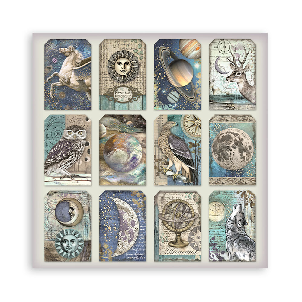 SBBL118 - Stamperia - Stamperia Large Scrapbooking Pad 30,5x30,5 cm – Cosmos Infinity - Blocs scrapbooking - Detail 2 SBBL118 - Stamperia - Stamperia Large Scrapbooking Pad 30,5x30,5 cm – Cosmos Infinity - Blocs scrapbooking - Detail 2
