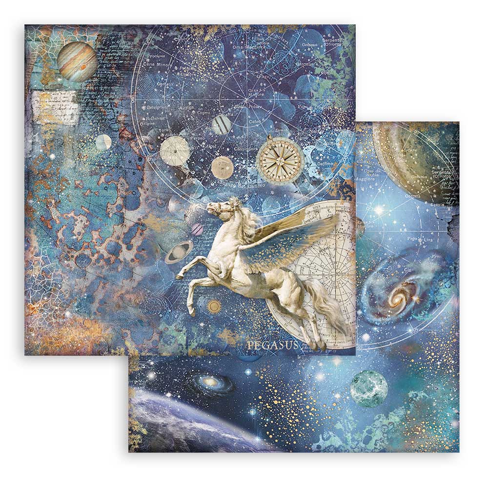 SBBL118 - Stamperia - Stamperia Large Scrapbooking Pad 30,5x30,5 cm – Cosmos Infinity - Blocs scrapbooking - Detail 4 SBBL118 - Stamperia - Stamperia Large Scrapbooking Pad 30,5x30,5 cm – Cosmos Infinity - Blocs scrapbooking - Detail 4