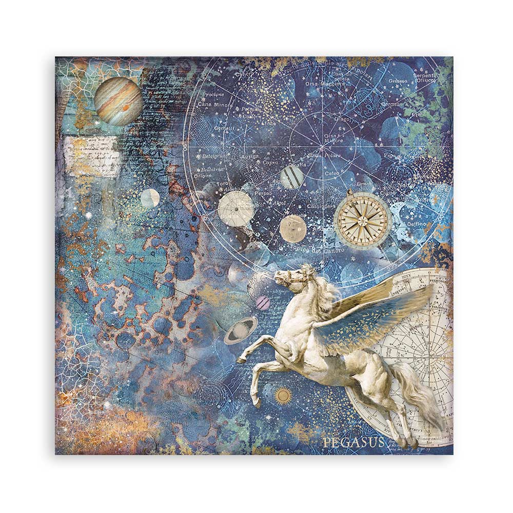 SBBL118 - Stamperia - Stamperia Large Scrapbooking Pad 30,5x30,5 cm – Cosmos Infinity - Blocs scrapbooking - Detail 5 SBBL118 - Stamperia - Stamperia Large Scrapbooking Pad 30,5x30,5 cm – Cosmos Infinity - Blocs scrapbooking - Detail 5