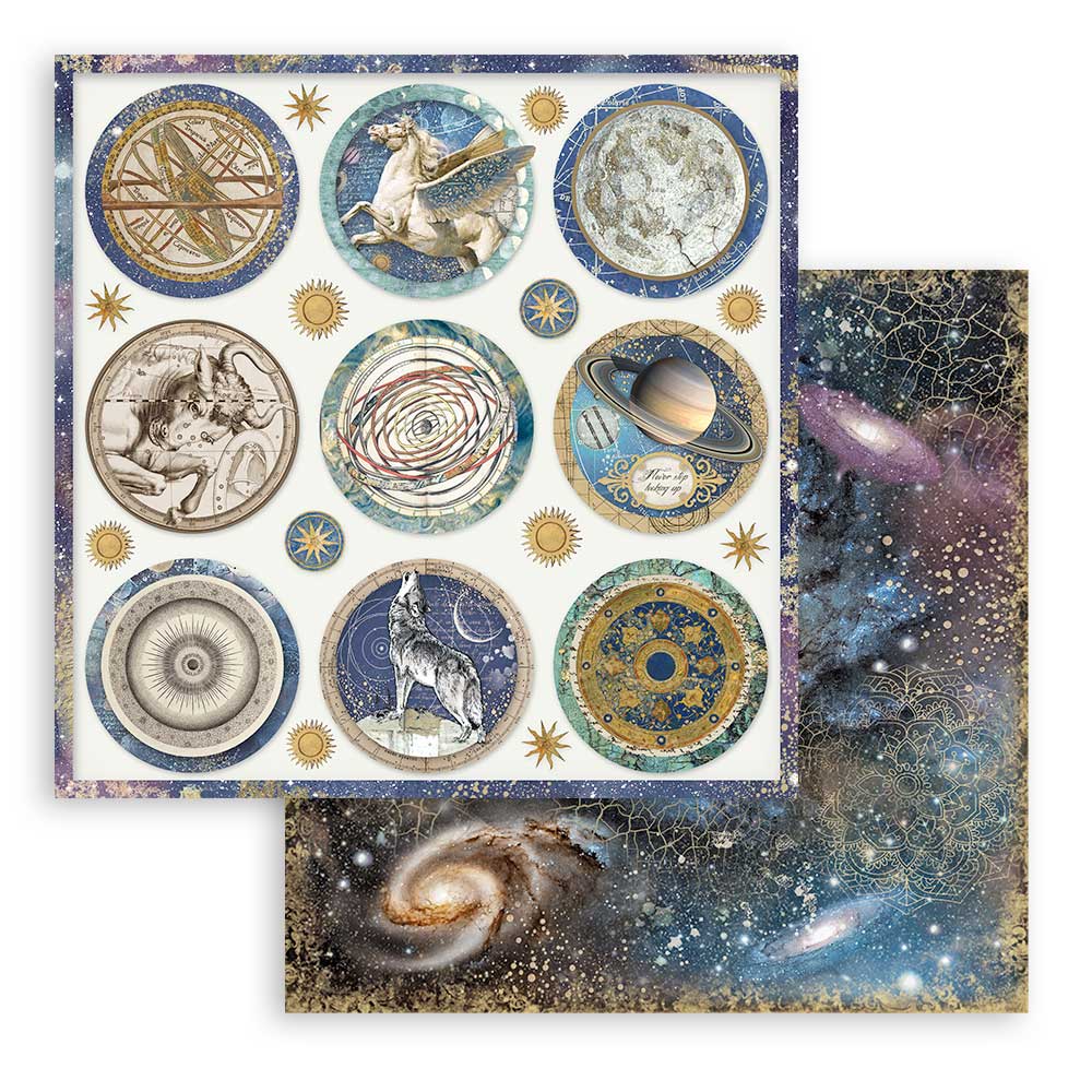 SBBL118 - Stamperia - Stamperia Large Scrapbooking Pad 30,5x30,5 cm – Cosmos Infinity - Blocs scrapbooking - Detail 21 SBBL118 - Stamperia - Stamperia Large Scrapbooking Pad 30,5x30,5 cm – Cosmos Infinity - Blocs scrapbooking - Detail 21