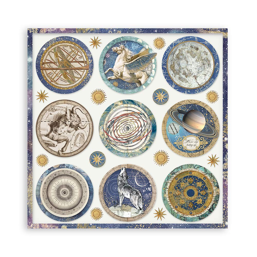 SBBL118 - Stamperia - Stamperia Large Scrapbooking Pad 30,5x30,5 cm – Cosmos Infinity - Blocs scrapbooking - Detail 22 SBBL118 - Stamperia - Stamperia Large Scrapbooking Pad 30,5x30,5 cm – Cosmos Infinity - Blocs scrapbooking - Detail 22