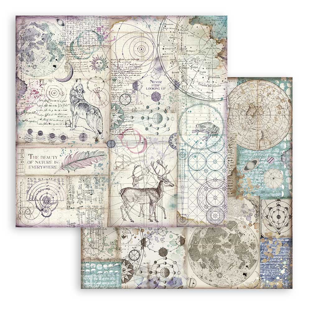 SBBL118 - Stamperia - Stamperia Large Scrapbooking Pad 30,5x30,5 cm – Cosmos Infinity - Blocs scrapbooking - Detail 33 SBBL118 - Stamperia - Stamperia Large Scrapbooking Pad 30,5x30,5 cm – Cosmos Infinity - Blocs scrapbooking - Detail 33