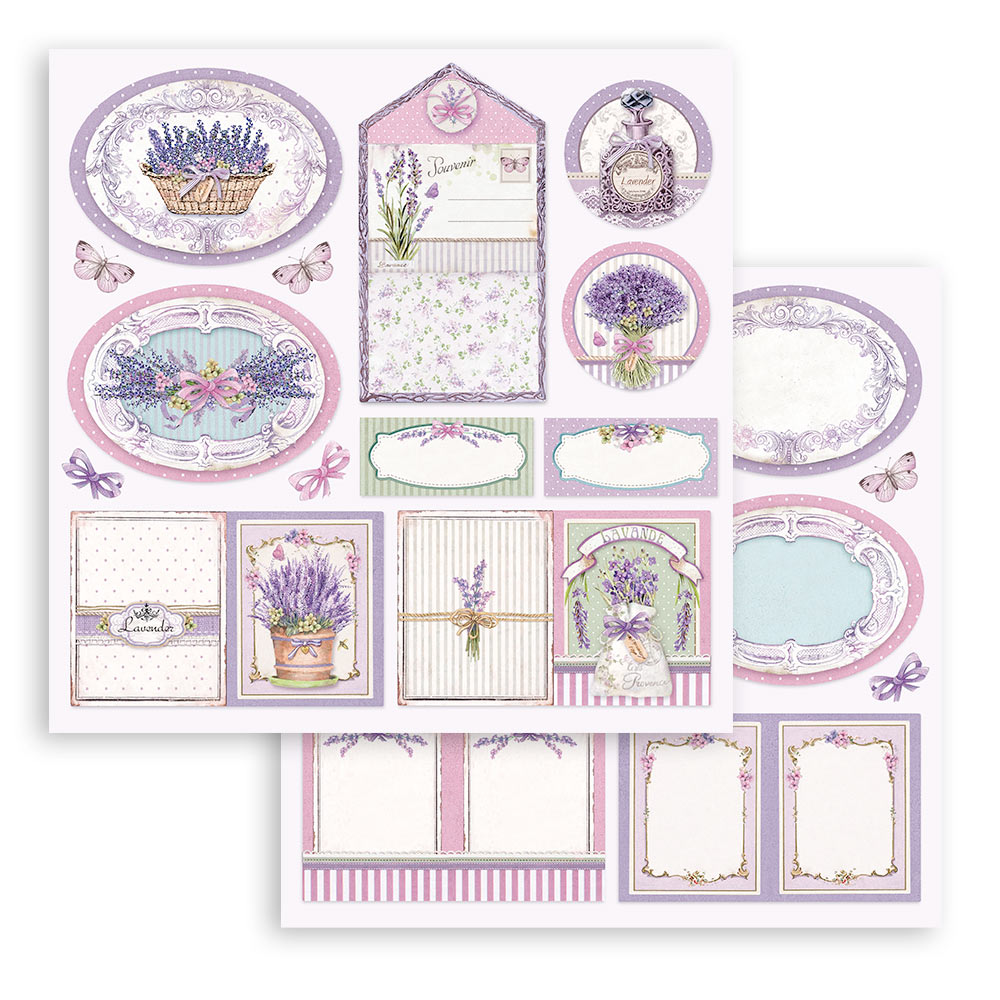 SBBL105 - Stamperia - Stamperia Large Scrapbooking Pad 30,5x30,5 cm – Provence - Scrapbooking Pads - Detail 4 SBBL105 - Stamperia - Stamperia Large Scrapbooking Pad 30,5x30,5 cm – Provence - Scrapbooking Pads - Detail 4