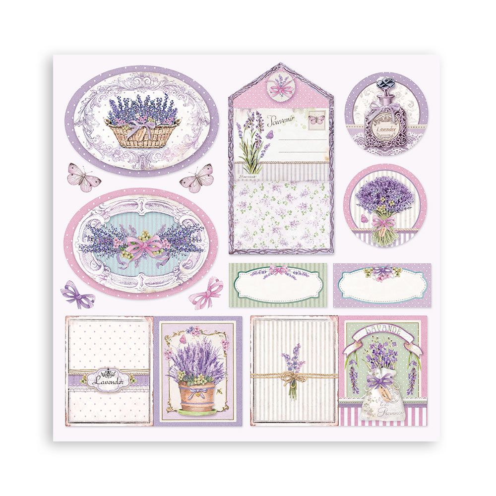 SBBL105 - Stamperia - Stamperia Large Scrapbooking Pad 30,5x30,5 cm – Provence - Scrapbooking Pads - Detail 5 SBBL105 - Stamperia - Stamperia Large Scrapbooking Pad 30,5x30,5 cm – Provence - Scrapbooking Pads - Detail 5