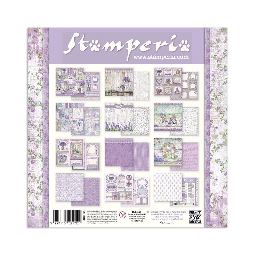SBBL105 - Stamperia - Stamperia Large Scrapbooking Pad 30,5x30,5 cm – Provence - Scrapbooking Pads - Detail 9 SBBL105 - Stamperia - Stamperia Large Scrapbooking Pad 30,5x30,5 cm – Provence - Scrapbooking Pads - Detail 9