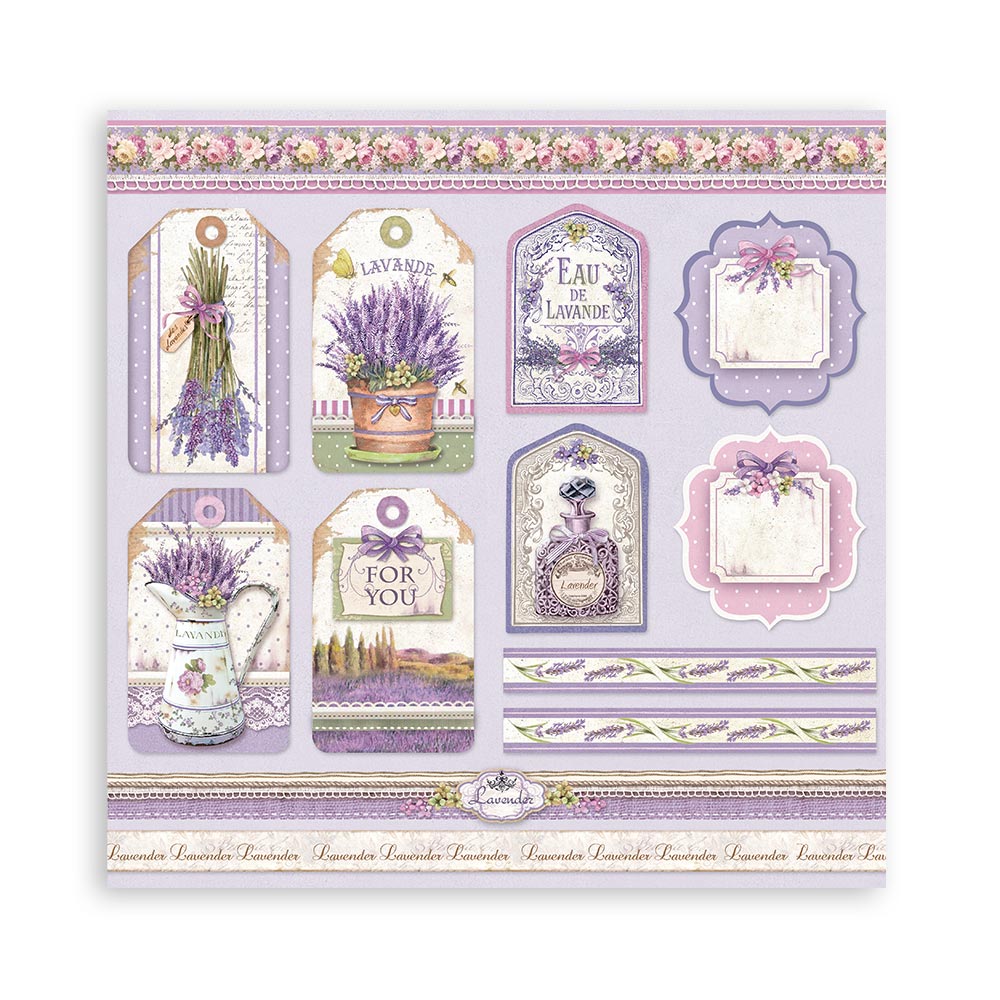 SBBL105 - Stamperia - Stamperia Large Scrapbooking Pad 30,5x30,5 cm – Provence - Scrapbooking Pads - Detail 10 SBBL105 - Stamperia - Stamperia Large Scrapbooking Pad 30,5x30,5 cm – Provence - Scrapbooking Pads - Detail 10