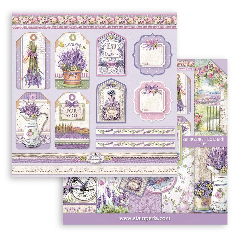 SBBL105 - Stamperia - Stamperia Large Scrapbooking Pad 30,5x30,5 cm – Provence - Scrapbooking Pads - Detail 11 SBBL105 - Stamperia - Stamperia Large Scrapbooking Pad 30,5x30,5 cm – Provence - Scrapbooking Pads - Detail 11