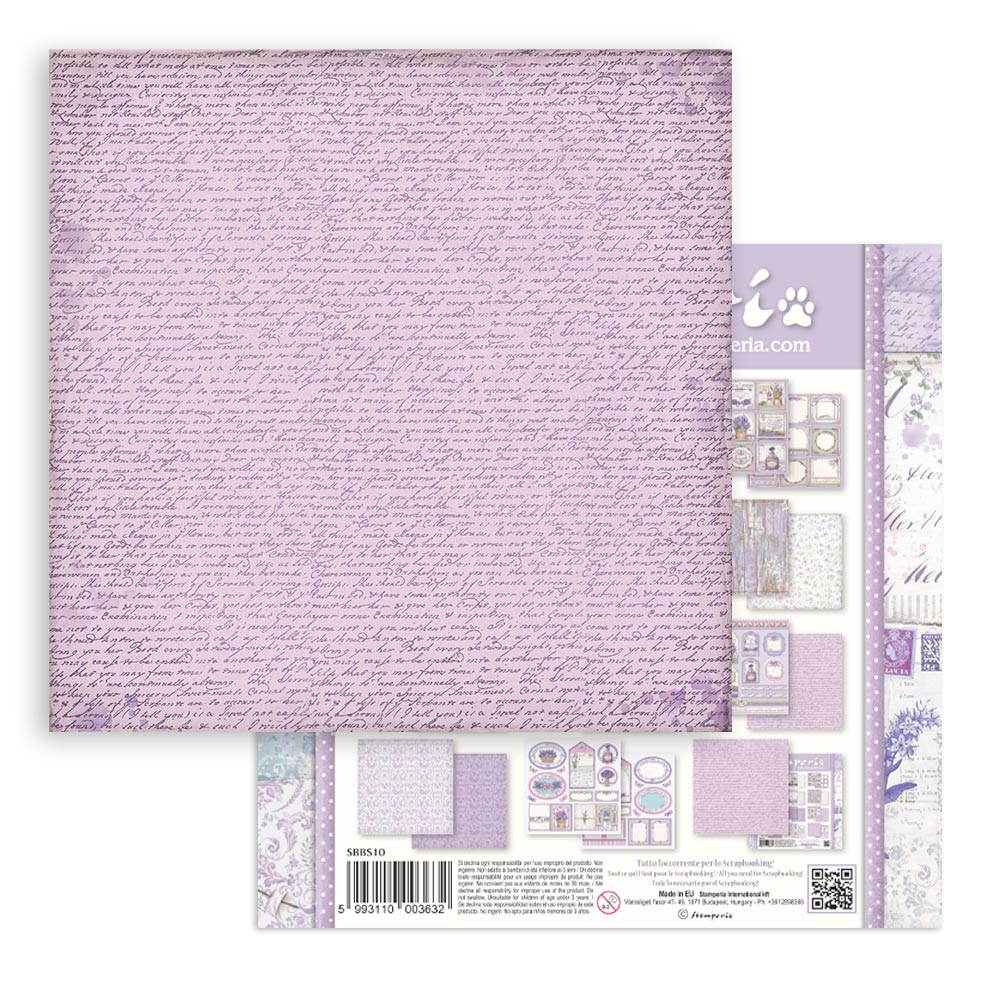 SBBS10 - Stamperia - Stamperia Small Scrapbooking Pad 20,3x20,3 cm – Provence - Scrapbooking Pads - Detail 8 SBBS10 - Stamperia - Stamperia Small Scrapbooking Pad 20,3x20,3 cm – Provence - Scrapbooking Pads - Detail 8