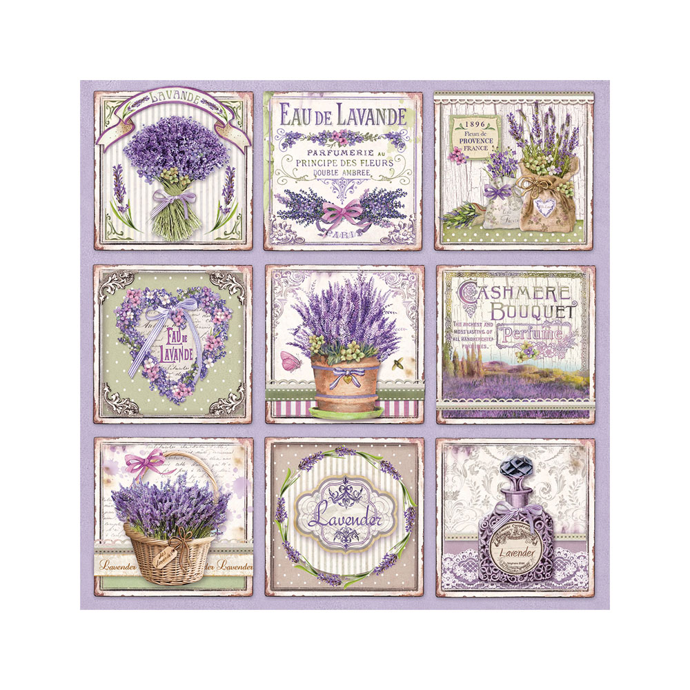 SBBS10 - Stamperia - Stamperia Small Scrapbooking Pad 20,3x20,3 cm – Provence - Scrapbooking Pads - Detail 19 SBBS10 - Stamperia - Stamperia Small Scrapbooking Pad 20,3x20,3 cm – Provence - Scrapbooking Pads - Detail 19