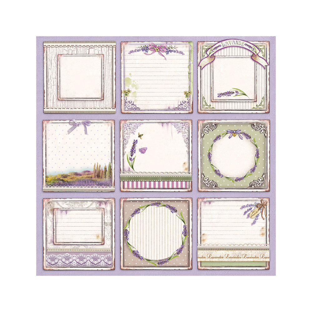 SBBS10 - Stamperia - Stamperia Small Scrapbooking Pad 20,3x20,3 cm – Provence - Scrapbooking Pads - Detail 20 SBBS10 - Stamperia - Stamperia Small Scrapbooking Pad 20,3x20,3 cm – Provence - Scrapbooking Pads - Detail 20