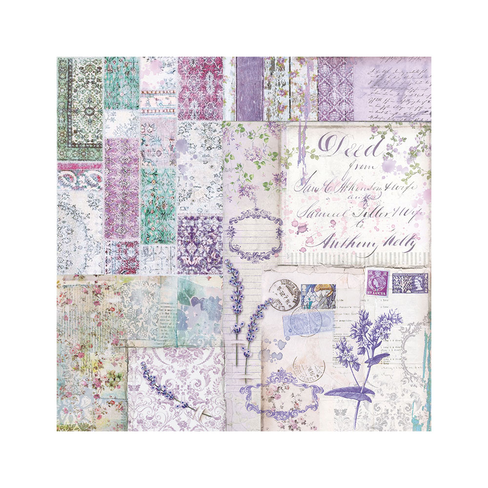 SBBS10 - Stamperia - Stamperia Small Scrapbooking Pad 20,3x20,3 cm – Provence - Scrapbooking Pads - Detail 22 SBBS10 - Stamperia - Stamperia Small Scrapbooking Pad 20,3x20,3 cm – Provence - Scrapbooking Pads - Detail 22
