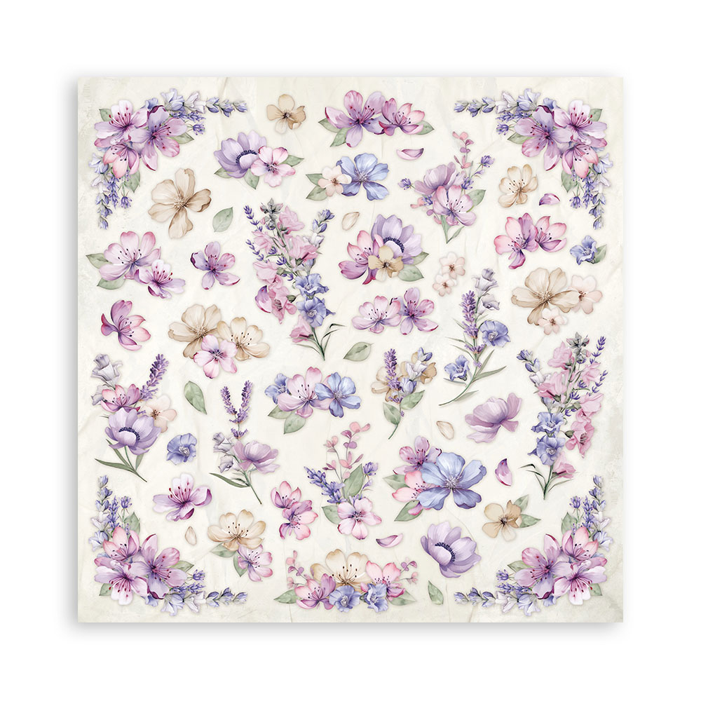 SBBS108 - Stamperia - Stamperia Small Scrapbooking Pad 20,3x20,3 cm – Lavender - Scrapbooking Pads - Detail 10 SBBS108 - Stamperia - Stamperia Small Scrapbooking Pad 20,3x20,3 cm – Lavender - Scrapbooking Pads - Detail 10