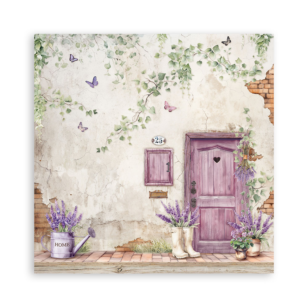 SBBS108 - Stamperia - Stamperia Small Scrapbooking Pad 20,3x20,3 cm – Lavender - Scrapbooking Pads - Detail 16 SBBS108 - Stamperia - Stamperia Small Scrapbooking Pad 20,3x20,3 cm – Lavender - Scrapbooking Pads - Detail 16