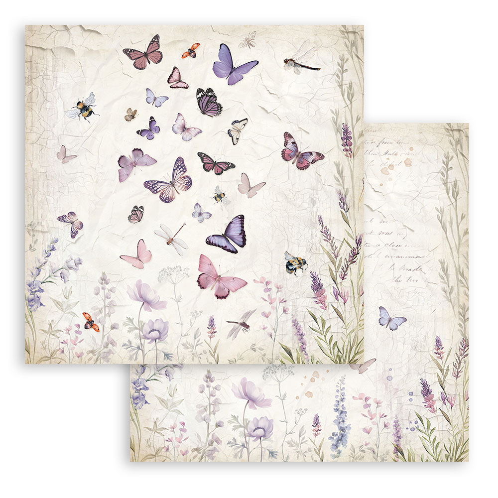 SBBS108 - Stamperia - Stamperia Small Scrapbooking Pad 20,3x20,3 cm – Lavender - Scrapbooking Pads - Detail 24 SBBS108 - Stamperia - Stamperia Small Scrapbooking Pad 20,3x20,3 cm – Lavender - Scrapbooking Pads - Detail 24