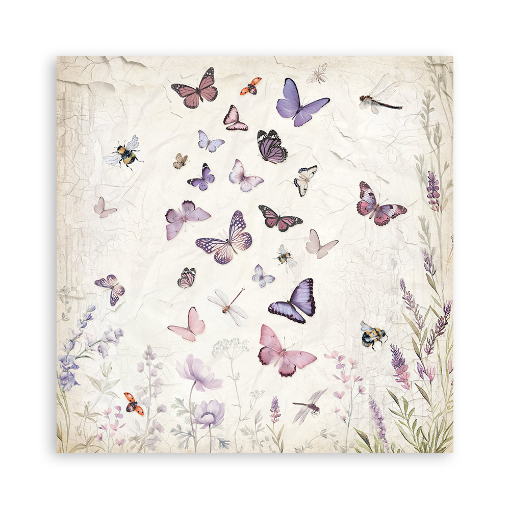 SBBS108 - Stamperia - Stamperia Small Scrapbooking Pad 20,3x20,3 cm – Lavender - Scrapbooking Pads - Detail 25 SBBS108 - Stamperia - Stamperia Small Scrapbooking Pad 20,3x20,3 cm – Lavender - Scrapbooking Pads - Detail 25