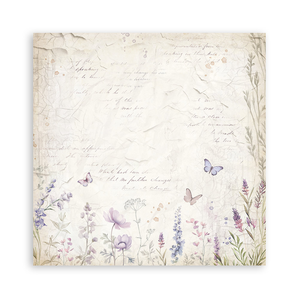 SBBS108 - Stamperia - Stamperia Small Scrapbooking Pad 20,3x20,3 cm – Lavender - Scrapbooking Pads - Detail 26 SBBS108 - Stamperia - Stamperia Small Scrapbooking Pad 20,3x20,3 cm – Lavender - Scrapbooking Pads - Detail 26