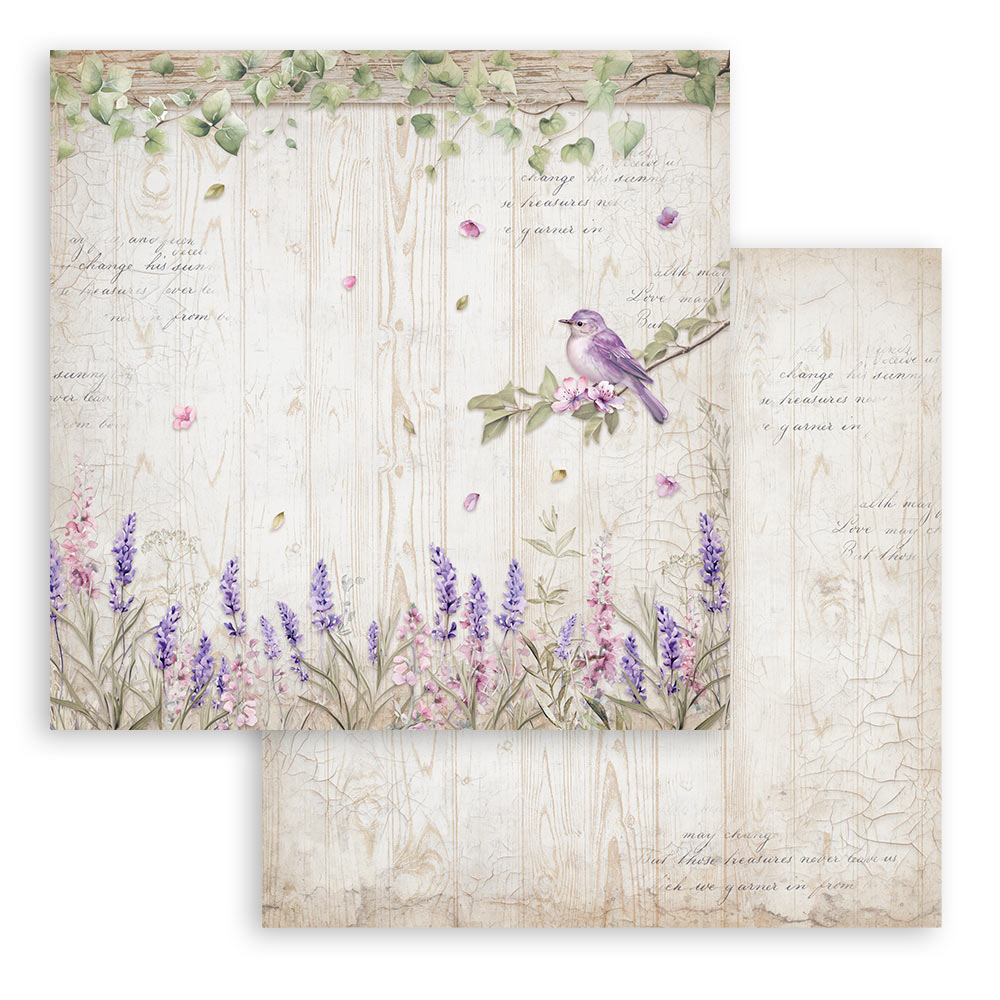 SBBS108 - Stamperia - Stamperia Small Scrapbooking Pad 20,3x20,3 cm – Lavender - Scrapbooking Pads - Detail 30 SBBS108 - Stamperia - Stamperia Small Scrapbooking Pad 20,3x20,3 cm – Lavender - Scrapbooking Pads - Detail 30