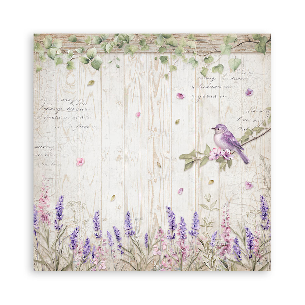 SBBS108 - Stamperia - Stamperia Small Scrapbooking Pad 20,3x20,3 cm – Lavender - Scrapbooking Pads - Detail 31 SBBS108 - Stamperia - Stamperia Small Scrapbooking Pad 20,3x20,3 cm – Lavender - Scrapbooking Pads - Detail 31