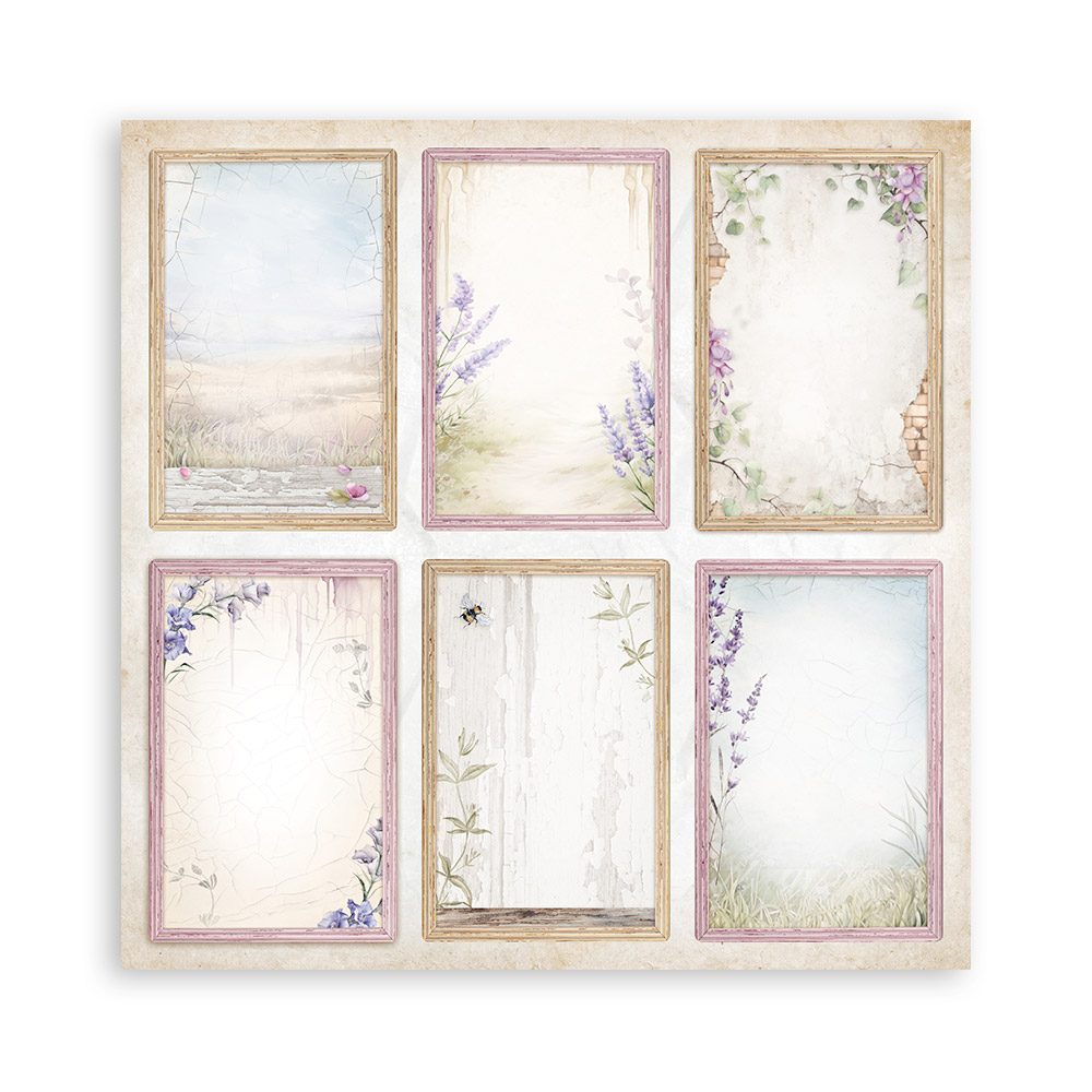 SBBS108 - Stamperia - Stamperia Small Scrapbooking Pad 20,3x20,3 cm – Lavender - Scrapbooking Pads - Detail 35 SBBS108 - Stamperia - Stamperia Small Scrapbooking Pad 20,3x20,3 cm – Lavender - Scrapbooking Pads - Detail 35