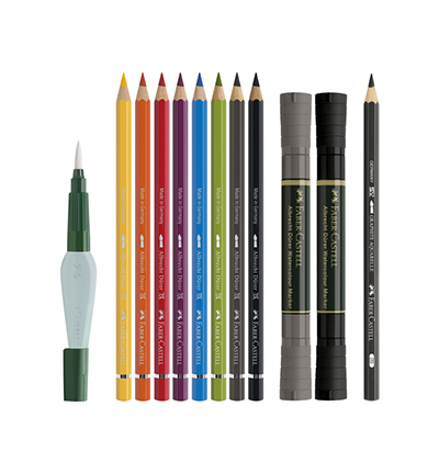 FC-117520 - Faber Castell - Aquarelpotlood FC Albrecht Durer discovery set wet mediums - Albrecht Durer discovery Set wet mediums - Detail 2 FC-117520 - Faber Castell - Aquarelpotlood FC Albrecht Durer discovery set wet mediums - Albrecht Durer discovery Set wet mediums - Detail 2