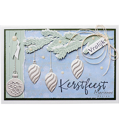 LR0683 - Marianne Design - Pine branch set - Noël, hiver - Detail 1