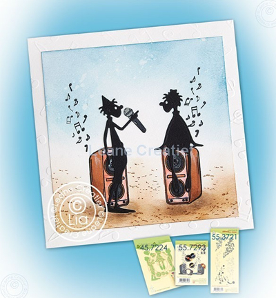 45.7224 - Leane Creatief - Clowns matrice - Gens - Detail 1