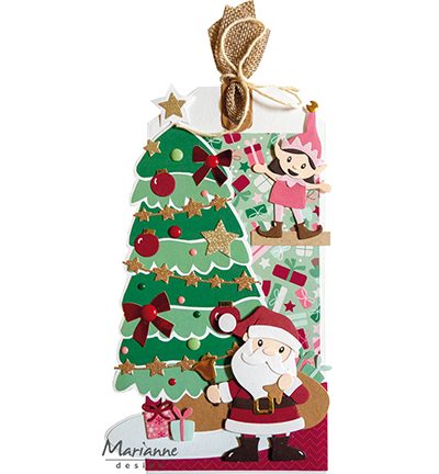 PB7065 - Marianne Design - Jolly Christmas - Pretty Papers Blocks - Detail 2
