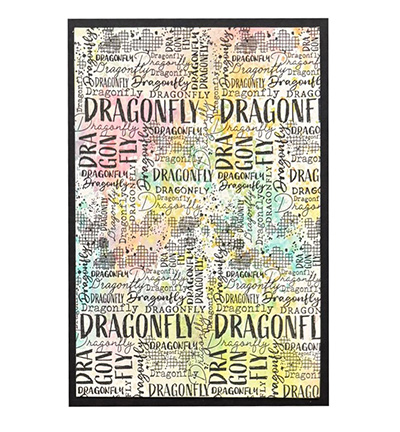 HE-DD-STAMP909 - Hazel Eaton - Grunge word cloud Dragonfly Dreams nr. 909 - Textes - Detail 3