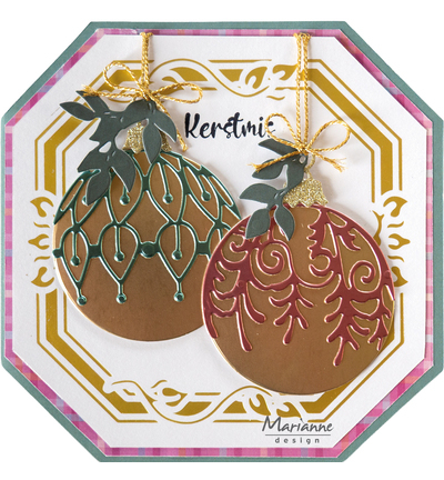 CR1682 - Marianne Design - Hot Foil - Anja's Classic Octagon - Hot Foil Die - Detail 1 CR1682 - Marianne Design - Hot Foil - Anja's Classic Octagon - Hot Foil Die - Detail 1