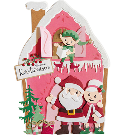 COL1518 - Marianne Design - Christmas Elves by Eline & Marleen - Noël, hiver - Detail 3