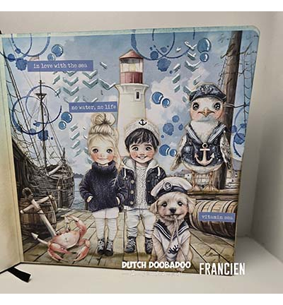 491.200.038 - Dutch DooBaDoo - Sticker Sail me Away - Dutch Stickervel - Detail 2