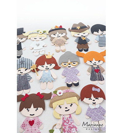 PA4204 - Marianne Design - Kim's Buddies Super Bundle - Set assorti Marianne Design - Detail 1