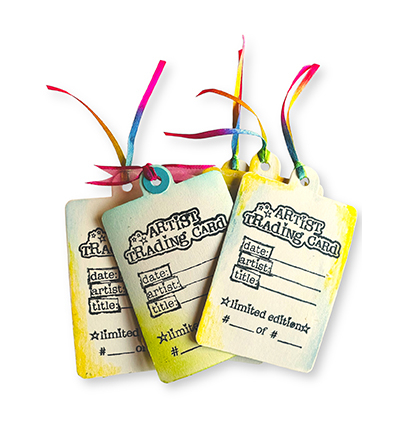 ABM-25-TAGBL12 - Art by Marlene - ATC Tags Art By Marlene 21 Tags nr. 12 - Paper Tags - Detail 4