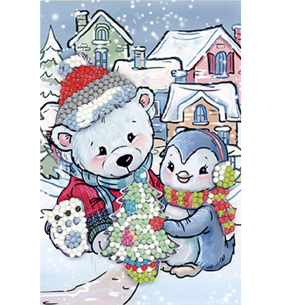 DDDCK004 - Dotty Designs - Diamond 3D Cards Kit 04 Snow - Diamond 3D Cards - Detail 2