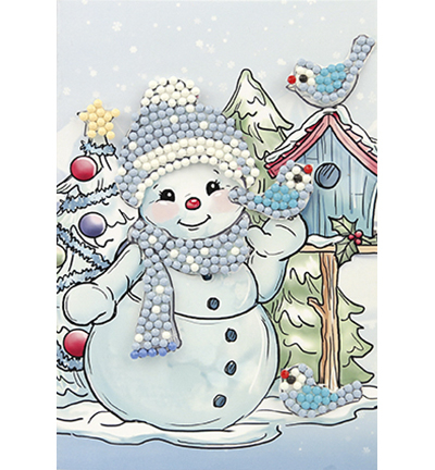 DDDCK004 - Dotty Designs - Diamond 3D Cards Kit 04 Snow - Diamond 3D Cards - Detail 3