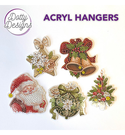 DDDAH001 - Dotty Designs - Acryl Hangers, Christmas - Acryl Hangers - Detail 1
