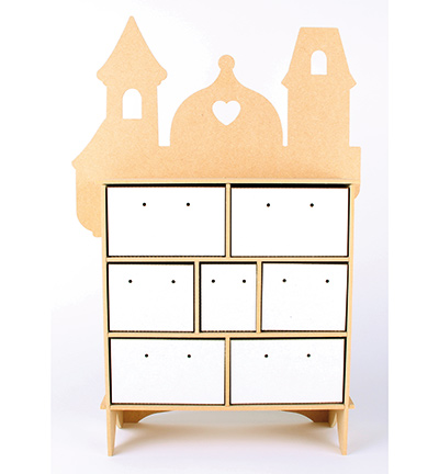460.423.390 - Pronty - 3D Chest Drawers Castle - Rangements - Detail 1