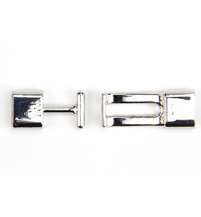 12281-8101 - Hobby Crafting Fun - Cord clasp, Platinum - Clasp / Karabijn - Detail 1