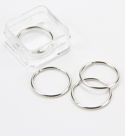12116-1621 - Hobby Crafting Fun - Rond, Argent - Simple - Detail 1