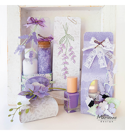 LR0825 - Marianne Design - Lavender - Fleurs - Detail 1