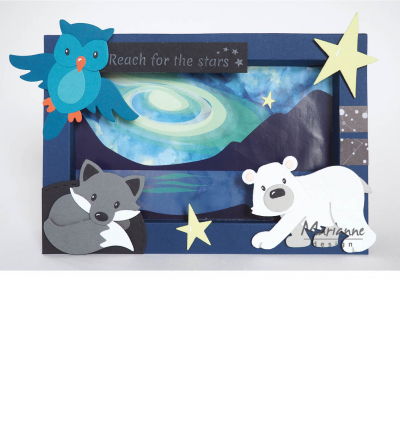 AK0076 - Marianne Design - Eline's Galaxy  backgrounds - Eline - Detail 1