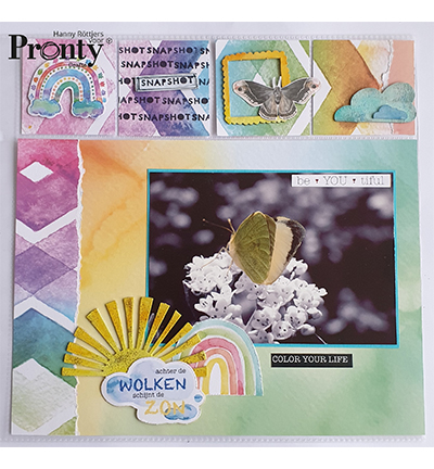 492.001.034.V - Pronty - Objects Rainbow & Cactus - Grey Chipboard - Detail 4