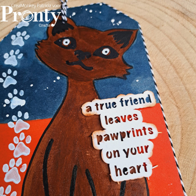 472.750.008 - Pronty - Purrrfect paper art quotes - Embellishment - Detail 1
