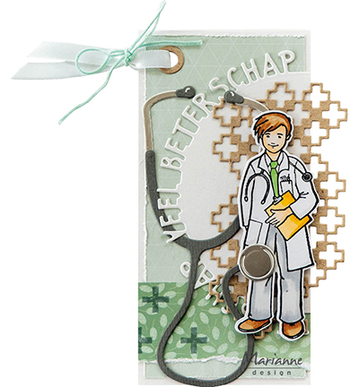 LR0797 - Marianne Design - Stethoscope - Maladie - Detail 1