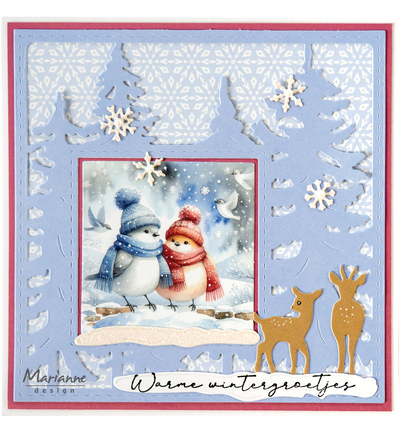 LR0971 - Marianne Design - Forest square - Creatables - Detail 1 LR0971 - Marianne Design - Forest square - Creatables - Detail 1